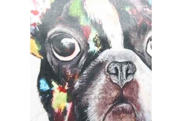 Chipie | Handbag with Boston Terrier artwork