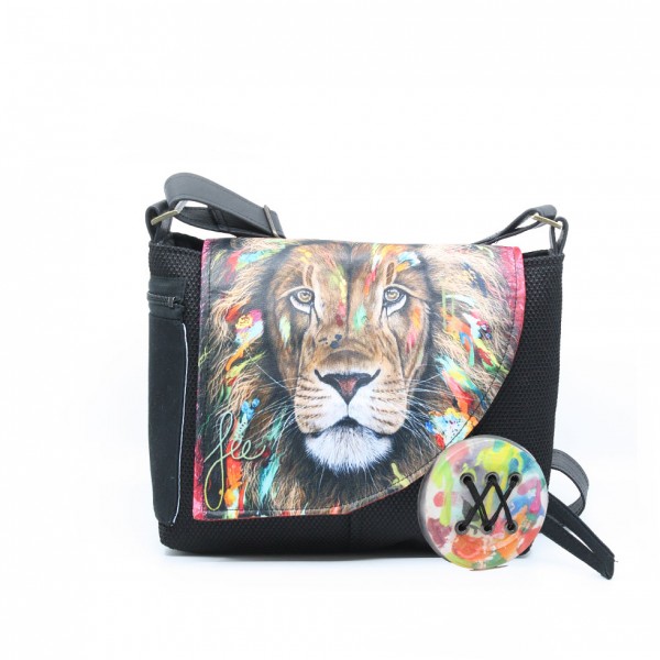 Chipie QuARTz Special Edition | Colorful shoulder bag with Lion